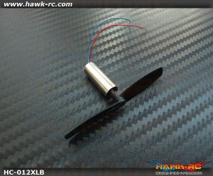 Hawk Creation 7mm XL Tail Motor V3 (20mm XL Verson, Black) For mCP X
